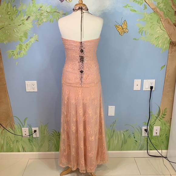 Orna Farho Pink Haltered Dress Altered - Picture 5 of 8